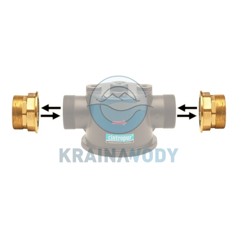 Mosiężne przyłącze do filtra Cintropur NW 62